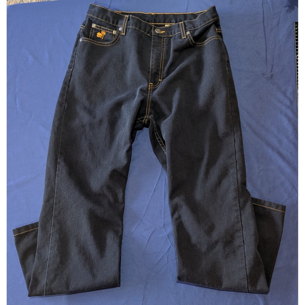 Caribbean Joe CJ Blues Women's Black‎ Jeans Size 12 Embellished Straight Leg